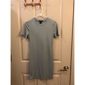 Baby blue Forever 21 Body Con Dress
